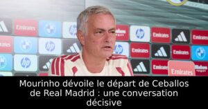 Mourinho dévoile le départ de Ceballos de Real Madrid : une conversation décisive