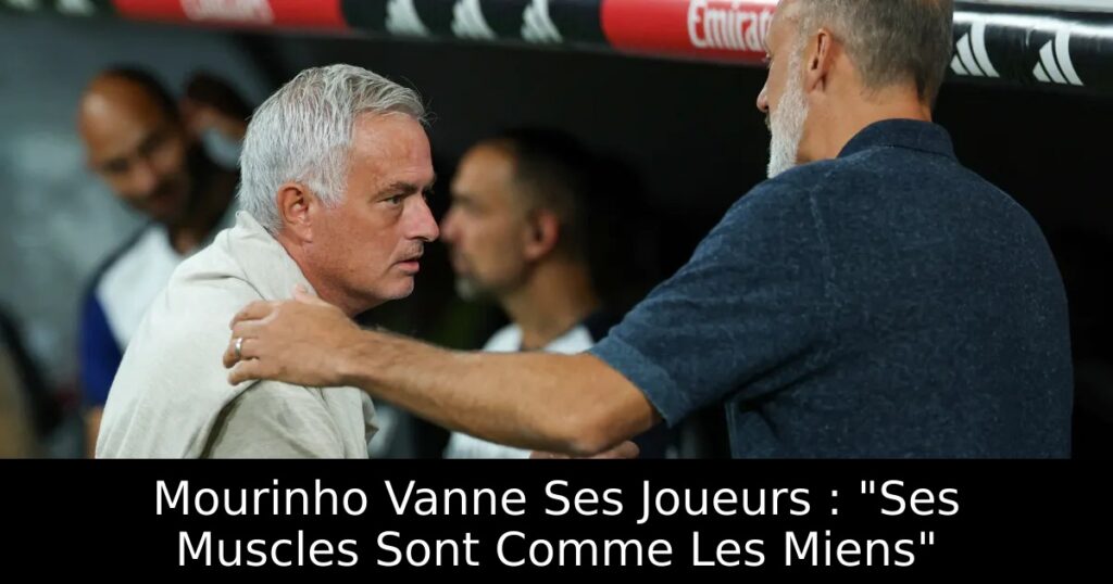 Mourinho Vanne Ses Joueurs : « Ses Muscles Sont Comme Les Miens »