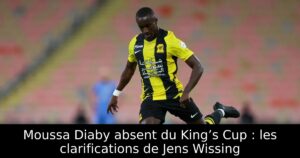 Moussa Diaby absent du King’s Cup : les clarifications de Jens Wissing