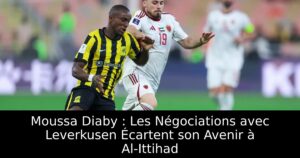Moussa Diaby : Les Négociations avec Leverkusen Écartent son Avenir à Al-Ittihad