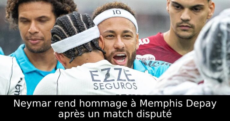 Neymar rend hommage à Memphis Depay après un match disputé