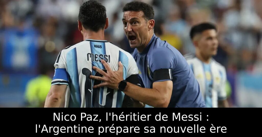 Nico Paz, l&rsquo;héritier de Messi : l&rsquo;Argentine prépare sa nouvelle ère
