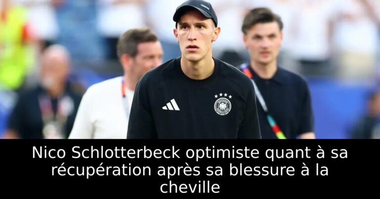 Nico Schlotterbeck optimiste quant à sa récupération après sa blessure à la cheville