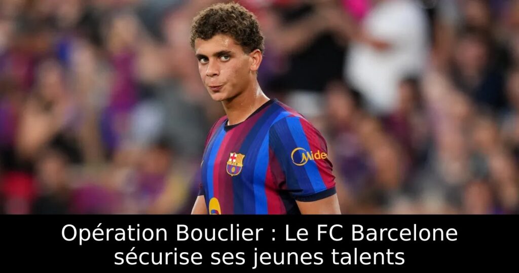 Opération Bouclier : Le FC Barcelone sécurise ses jeunes talents
