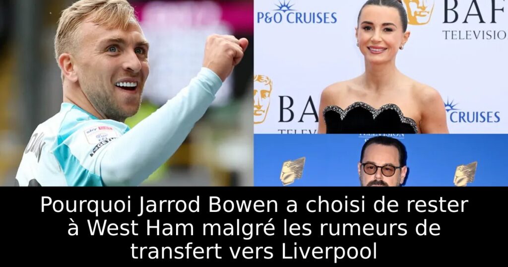 Pourquoi Jarrod Bowen a choisi de rester à West Ham malgré les rumeurs de transfert vers Liverpool