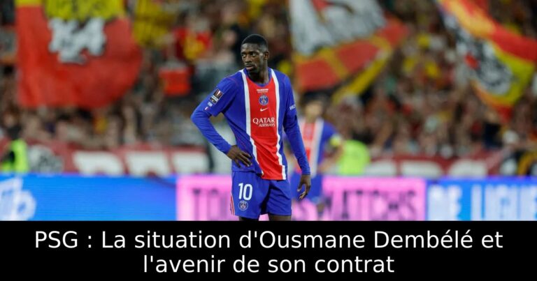 PSG : La situation d'Ousmane Dembélé et l'avenir de son contrat