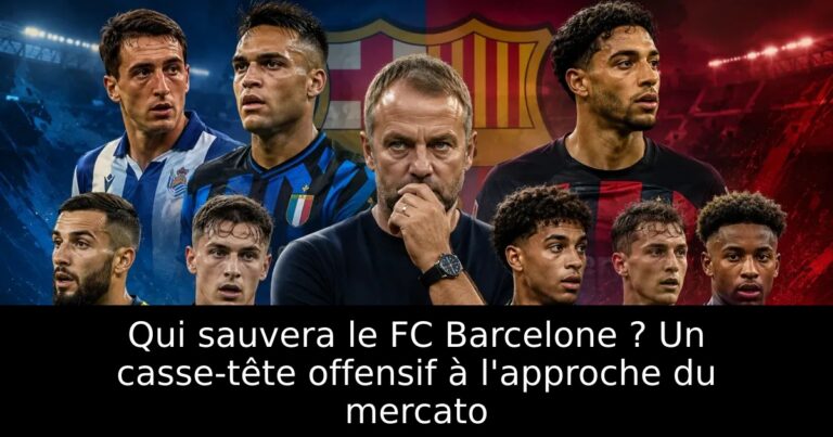 Qui sauvera le FC Barcelone ? Un casse-tête offensif à l'approche du mercato