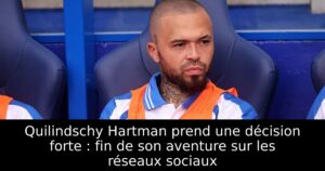 Quilindschy Hartman prend une décision forte : fin de son aventure sur les réseaux sociaux