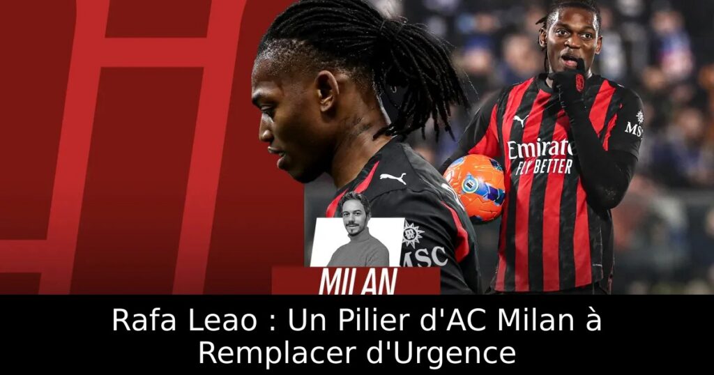 Rafa Leao : Un Pilier d&rsquo;AC Milan à Remplacer d&rsquo;Urgence