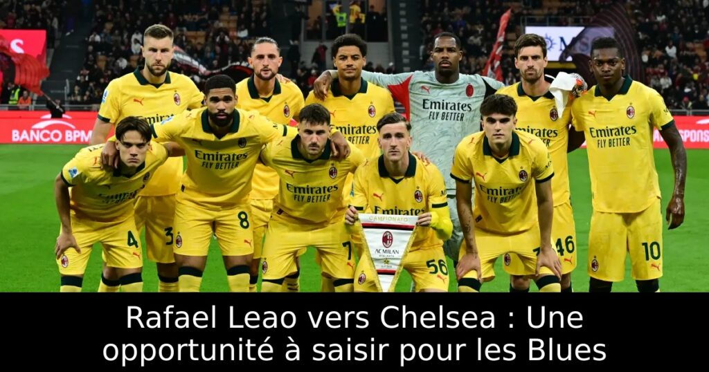 Rafael Leao vers Chelsea : Une opportunité à saisir pour les Blues