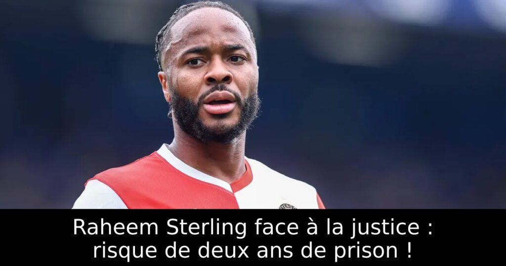 Raheem Sterling face à la justice : risque de deux ans de prison !