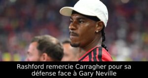Rashford remercie Carragher pour sa défense face à Gary Neville
