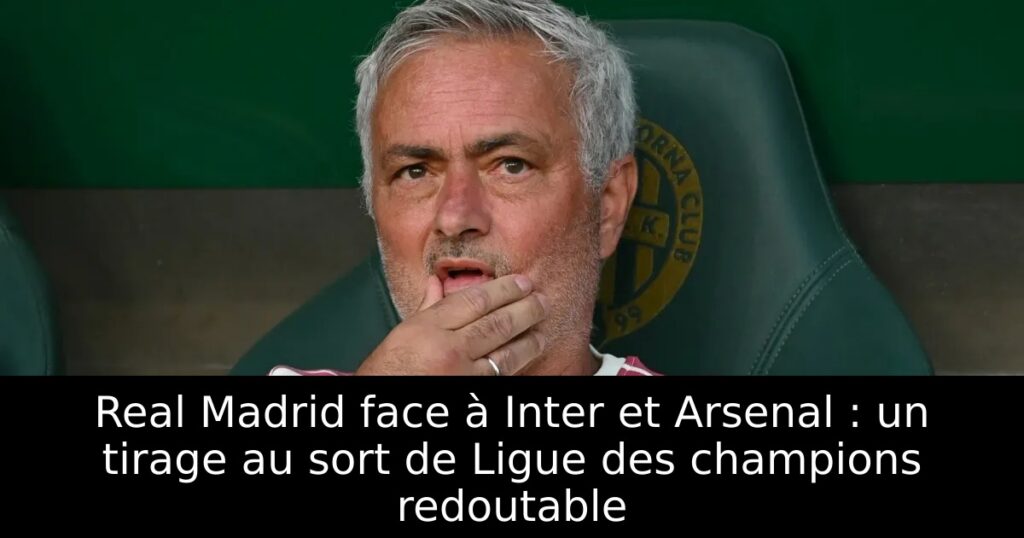 Real Madrid face à Inter et Arsenal : un tirage au sort de Ligue des champions redoutable