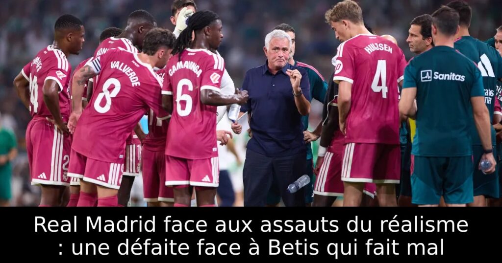 Real Madrid face aux assauts du réalisme : une défaite face à Betis qui fait mal