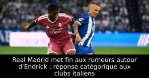 Real Madrid met fin aux rumeurs autour d&rsquo;Endrick : réponse catégorique aux clubs italiens