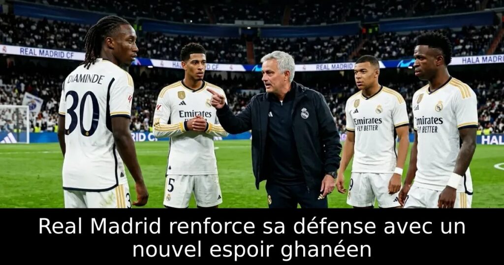 Real Madrid renforce sa défense avec un nouvel espoir ghanéen