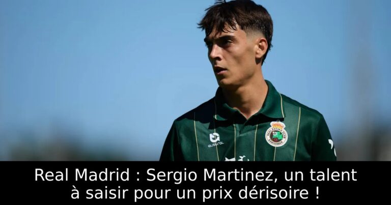 Real Madrid : Sergio Martinez, un talent à saisir pour un prix dérisoire !