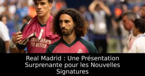 Real Madrid : Une Présentation Surprenante pour les Nouvelles Signatures