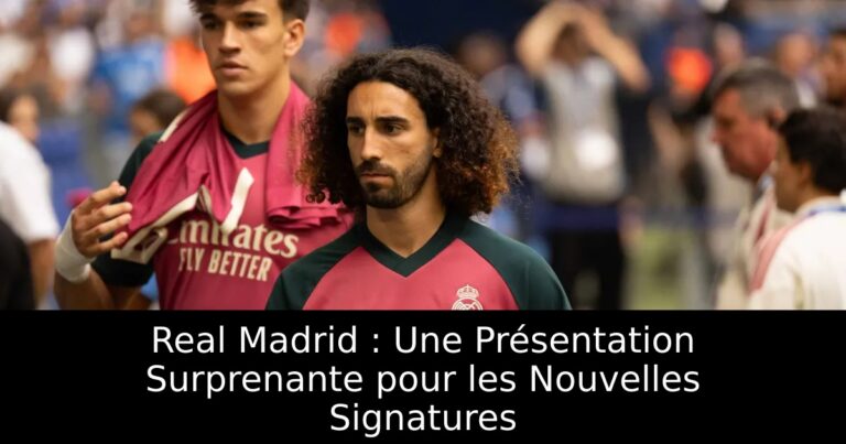 Real Madrid : Une Présentation Surprenante pour les Nouvelles Signatures