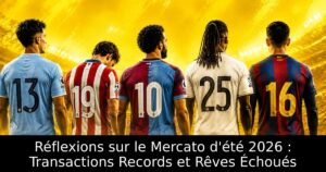 Réflexions sur le Mercato d&rsquo;été 2026 : Transactions Records et Rêves Échoués