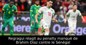 Regragui réagit au penalty manqué de Brahim Díaz contre le Sénégal