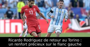 Ricardo Rodriguez de retour au Torino : un renfort précieux sur le flanc gauche