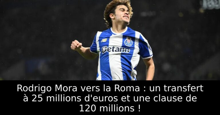 Rodrigo Mora vers la Roma : un transfert à 25 millions d'euros et une clause de 120 millions !