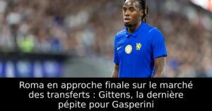 Roma en approche finale sur le marché des transferts : Gittens, la dernière pépite pour Gasperini