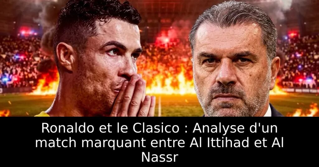 Ronaldo et le Clasico : Analyse d&rsquo;un match marquant entre Al Ittihad et Al Nassr