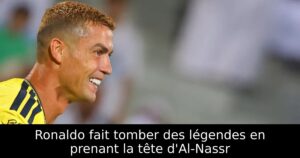 Ronaldo fait tomber des légendes en prenant la tête d&rsquo;Al-Nassr