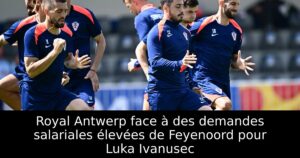 Royal Antwerp face à des demandes salariales élevées de Feyenoord pour Luka Ivanusec