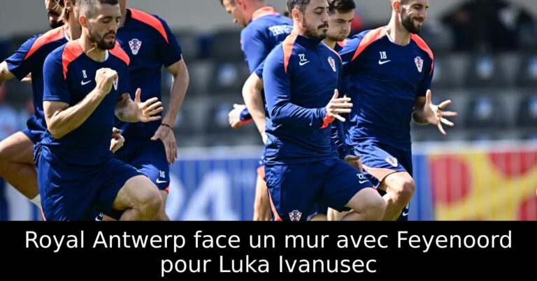 Royal Antwerp face un mur avec Feyenoord pour Luka Ivanusec