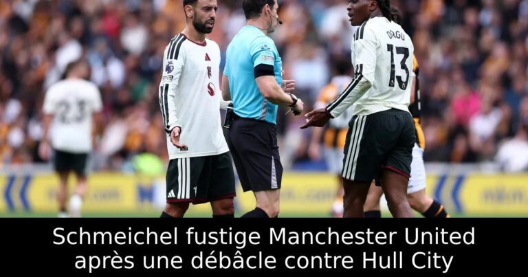 Schmeichel fustige Manchester United après une débâcle contre Hull City