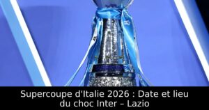 Supercoupe d&rsquo;Italie 2026 : Date et lieu du choc Inter – Lazio