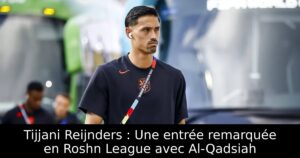 Tijjani Reijnders : Une entrée remarquée en Roshn League avec Al-Qadsiah