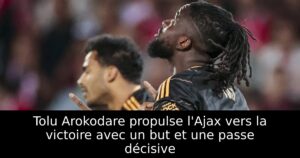 Tolu Arokodare propulse l&rsquo;Ajax vers la victoire avec un but et une passe décisive