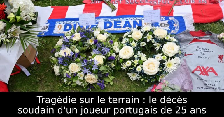 Tragédie sur le terrain : le décès soudain d'un joueur portugais de 25 ans