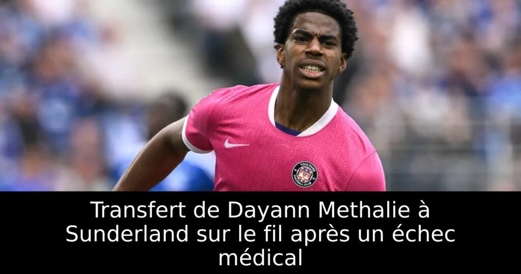 Transfert de Dayann Methalie à Sunderland sur le fil après un échec médical