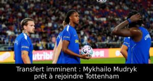 Transfert imminent : Mykhailo Mudryk prêt à rejoindre Tottenham