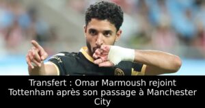 Transfert : Omar Marmoush rejoint Tottenham après son passage à Manchester City