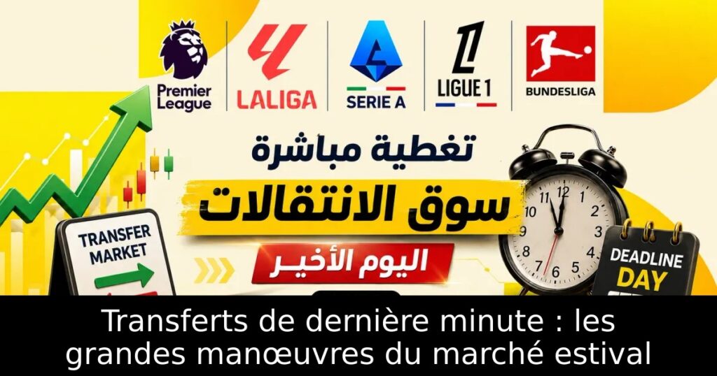 Transferts de dernière minute : les grandes manœuvres du marché estival