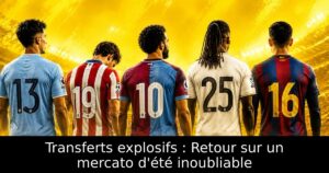 Transferts explosifs : Retour sur un mercato d&rsquo;été inoubliable