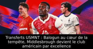 Transferts USMNT : Balogun au cœur de la tempête, Middlesbrough devient le club américain par excellence