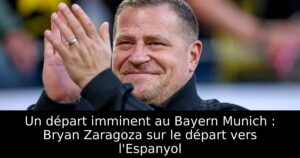 Un départ imminent au Bayern Munich : Bryan Zaragoza sur le départ vers l&rsquo;Espanyol
