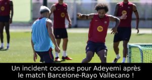 Un incident cocasse pour Adeyemi après le match Barcelone-Rayo Vallecano !