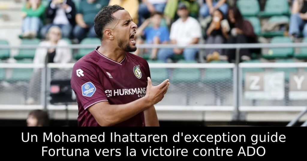 Un Mohamed Ihattaren d&rsquo;exception guide Fortuna vers la victoire contre ADO