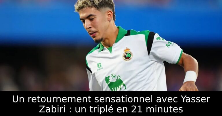 Un retournement sensationnel avec Yasser Zabiri : un triplé en 21 minutes