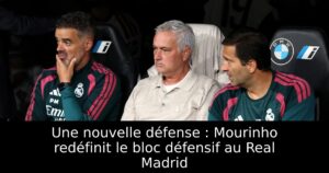 Une nouvelle défense : Mourinho redéfinit le bloc défensif au Real Madrid