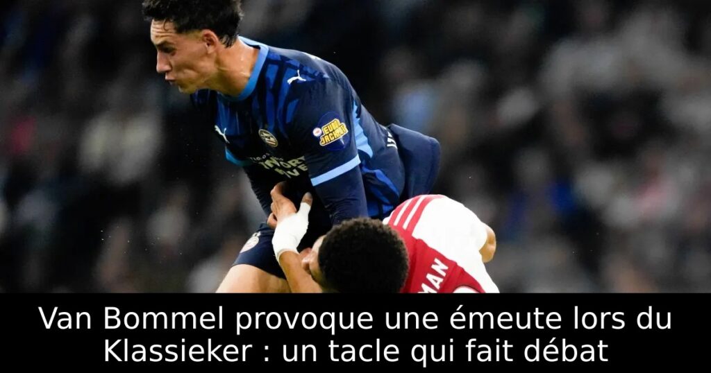 Van Bommel provoque une émeute lors du Klassieker : un tacle qui fait débat