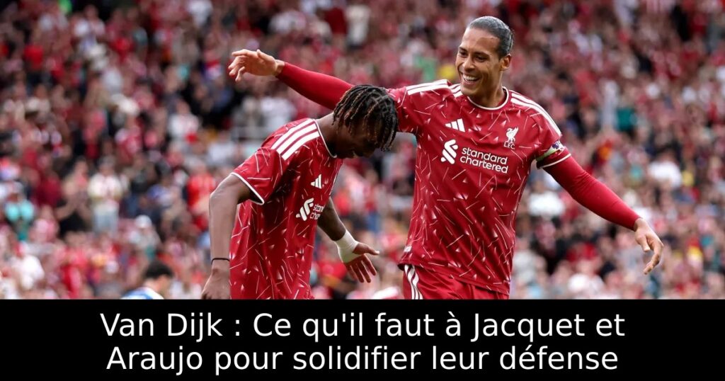 Van Dijk : Ce qu&rsquo;il faut à Jacquet et Araujo pour solidifier leur défense
